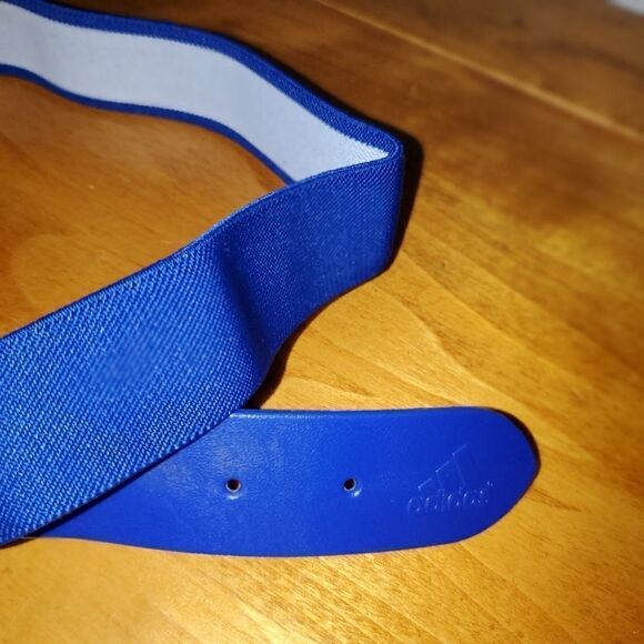 Adidas Stretch Belt Blue Silver Golf Elast… - Picture 4 of 7
